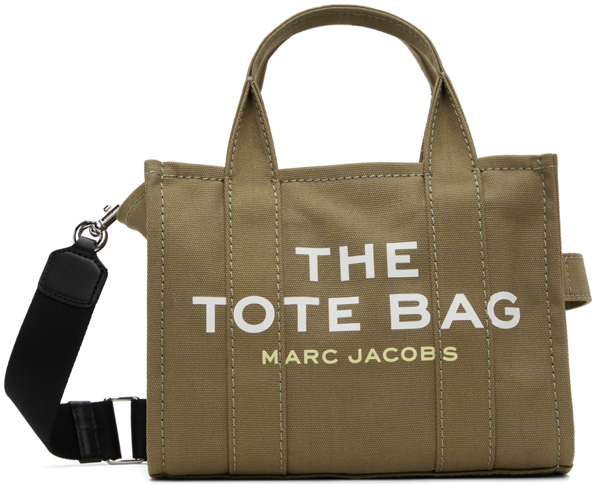 Shop Marc Jacobs Green 'the Small Tote Bag' Tote In 372 Slate Green