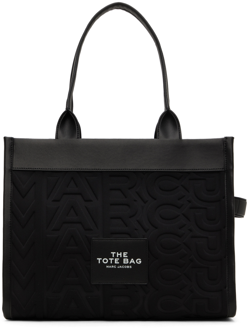 Marc Jacobs: Black Large 'The Monogram' Tote | SSENSE Canada