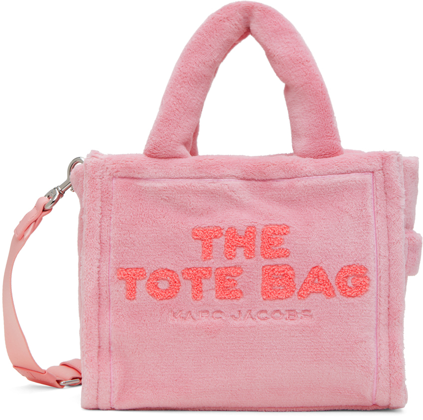 Marc Jacobs: ピンク The Terry Small トートバッグ | SSENSE 日本