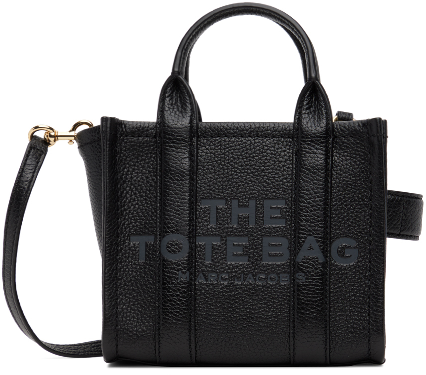 Marc Jacobs Black 'The Leather Small' Tote