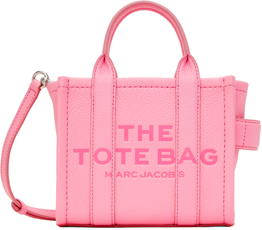 Marc Jacobs The 2Way Tote Bag Mini Leather Tote Bag Pink Color JP