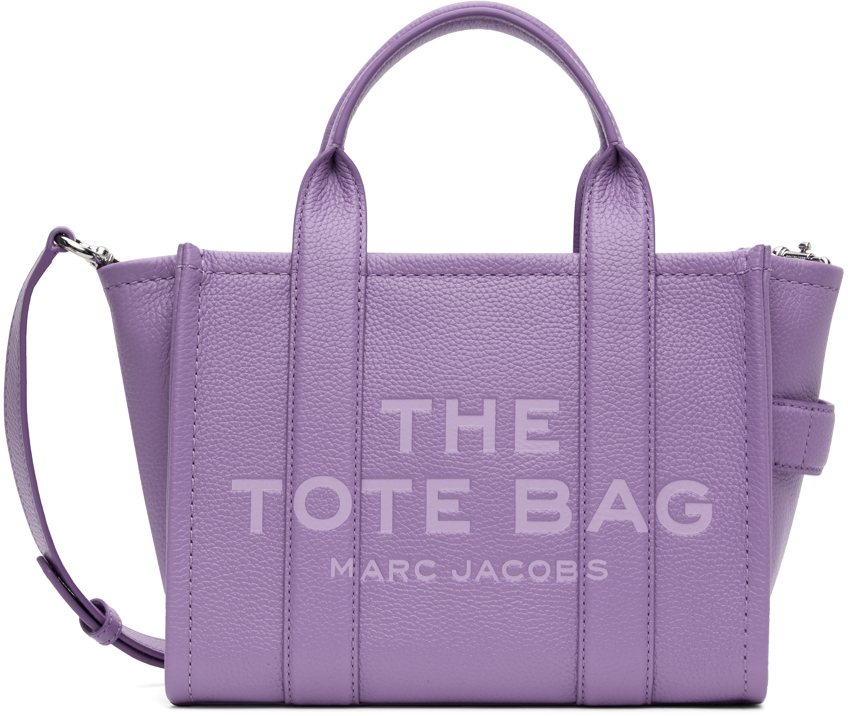 Marc Jacobs Purple 'The Leather Small Tote Bag' Tote