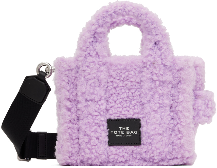 Marc Jacobs Purple Mini 'the Teddy' Tote In Lillac
