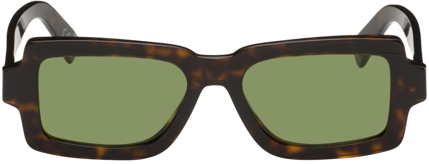 Shop Retrosuperfuture Tortoiseshell Pilastro Sunglasses In 3627