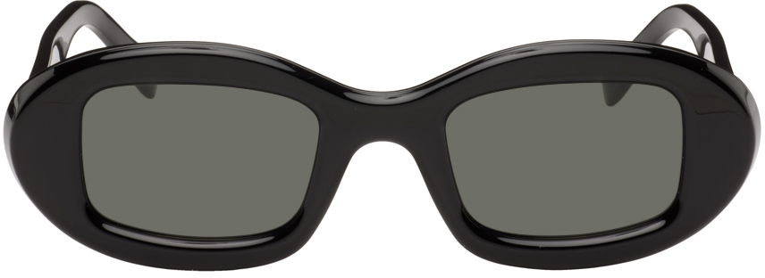 Shop Retrosuperfuture Black Tutto Sunglasses