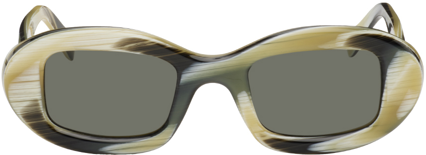 Retrosuperfuture Multicolor Tutto Sunglasses In Corno