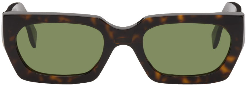 Retrosuperfuture Tortoiseshell Teddy Sunglasses In 3627
