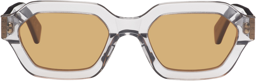 Shop Retrosuperfuture Gray Pooch Sunglasses In Stilo