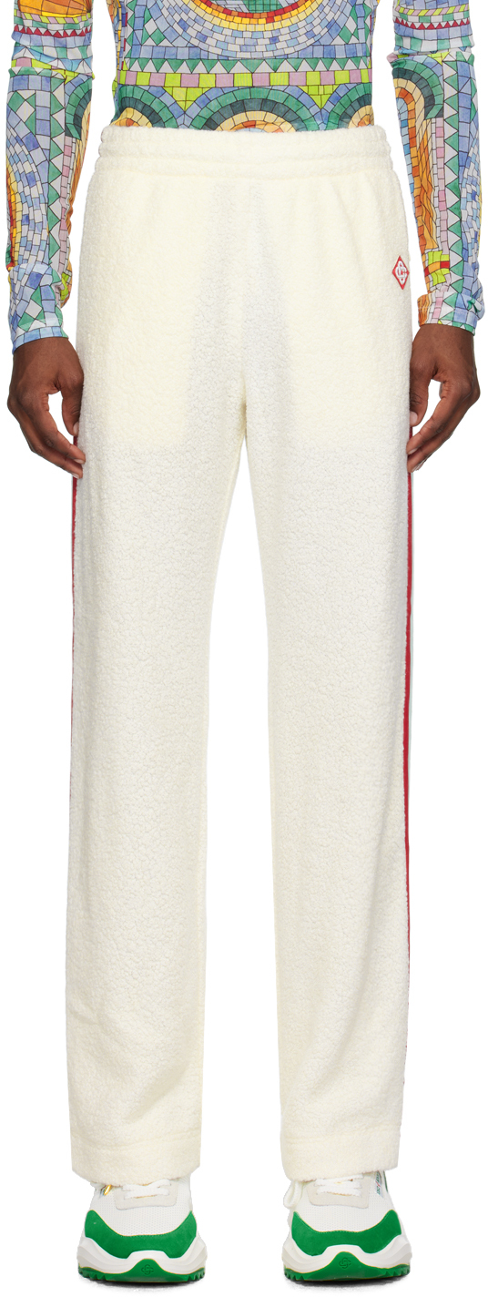 Casablanca Off-White Striped Sweatpants