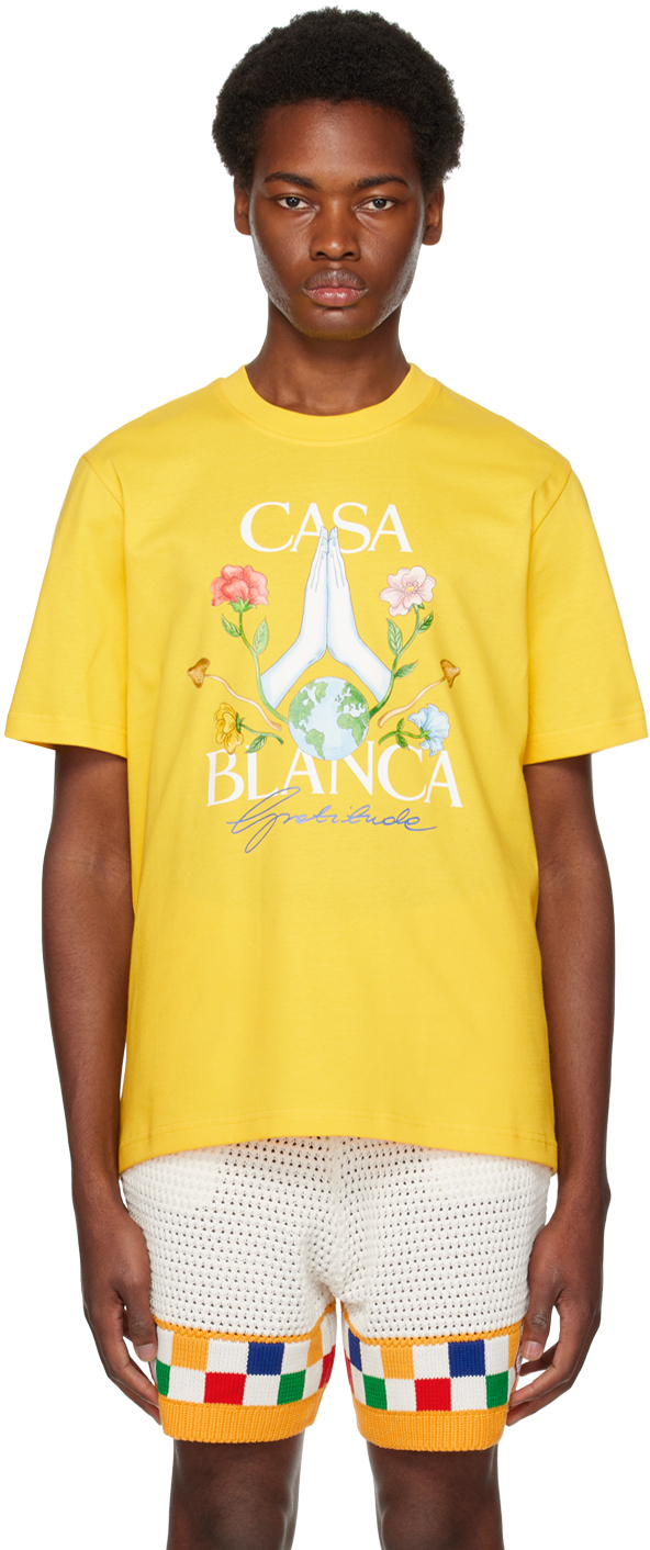 Casablanca Yellow Gratitude T-Shirt