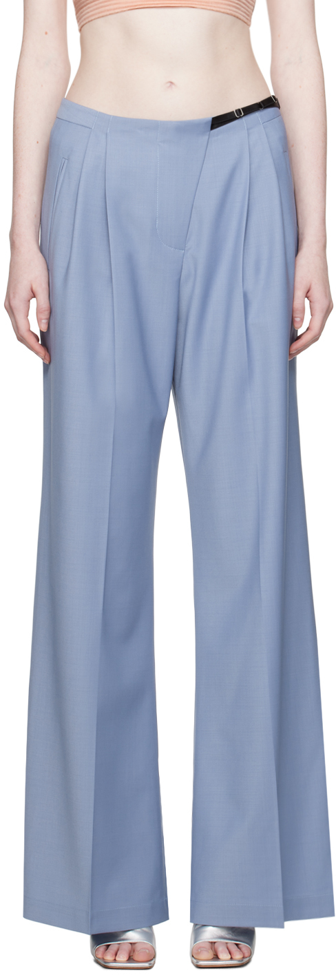 Shop Anna October Blue Noemie Trousers