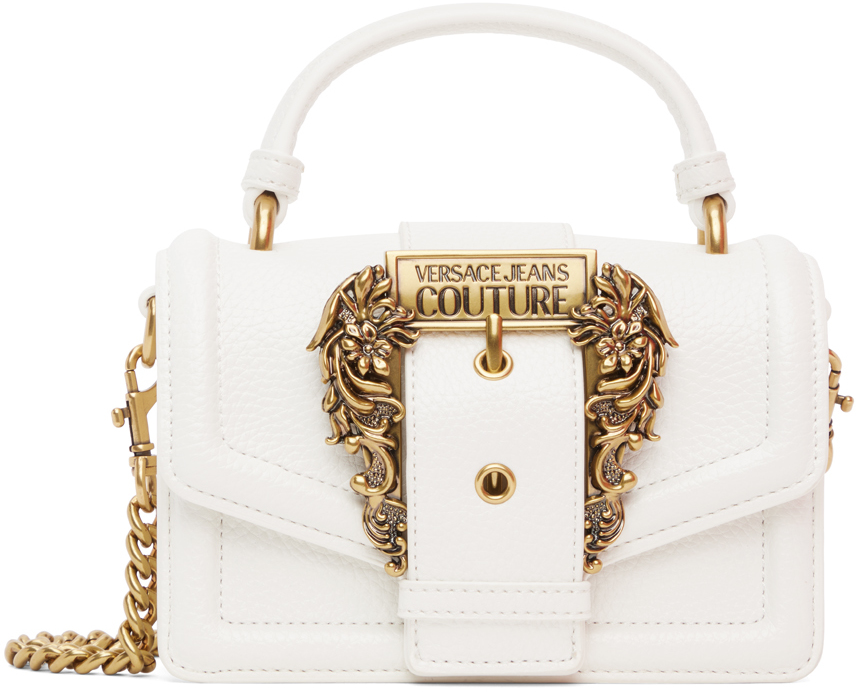 Versace Jeans Couture women handbags white - gold: Handbags