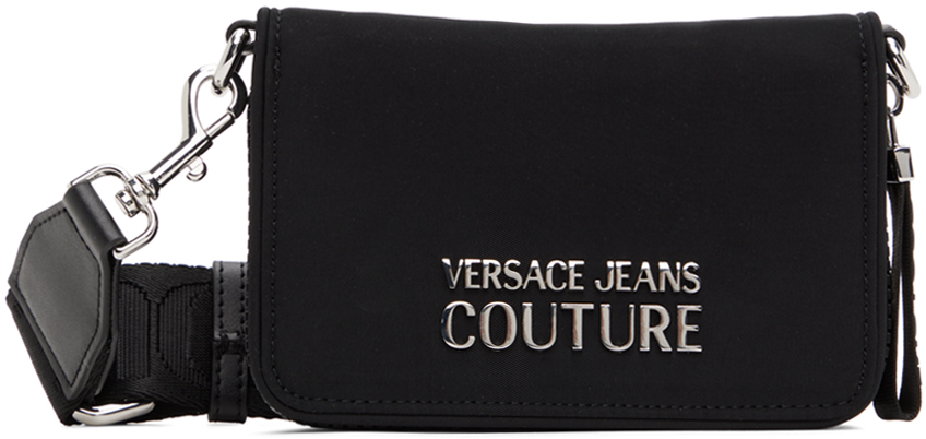 Versace Jeans Couture Black Sporty Logo Bag