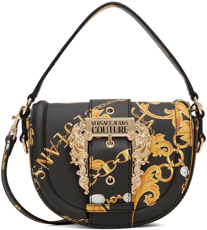 Black & Gold Chain Couture Bag