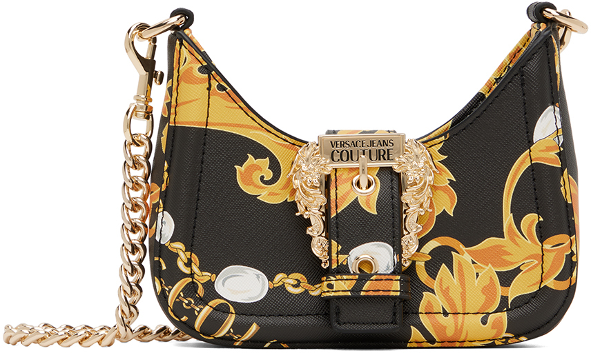 Black & Gold Chain Couture Bag