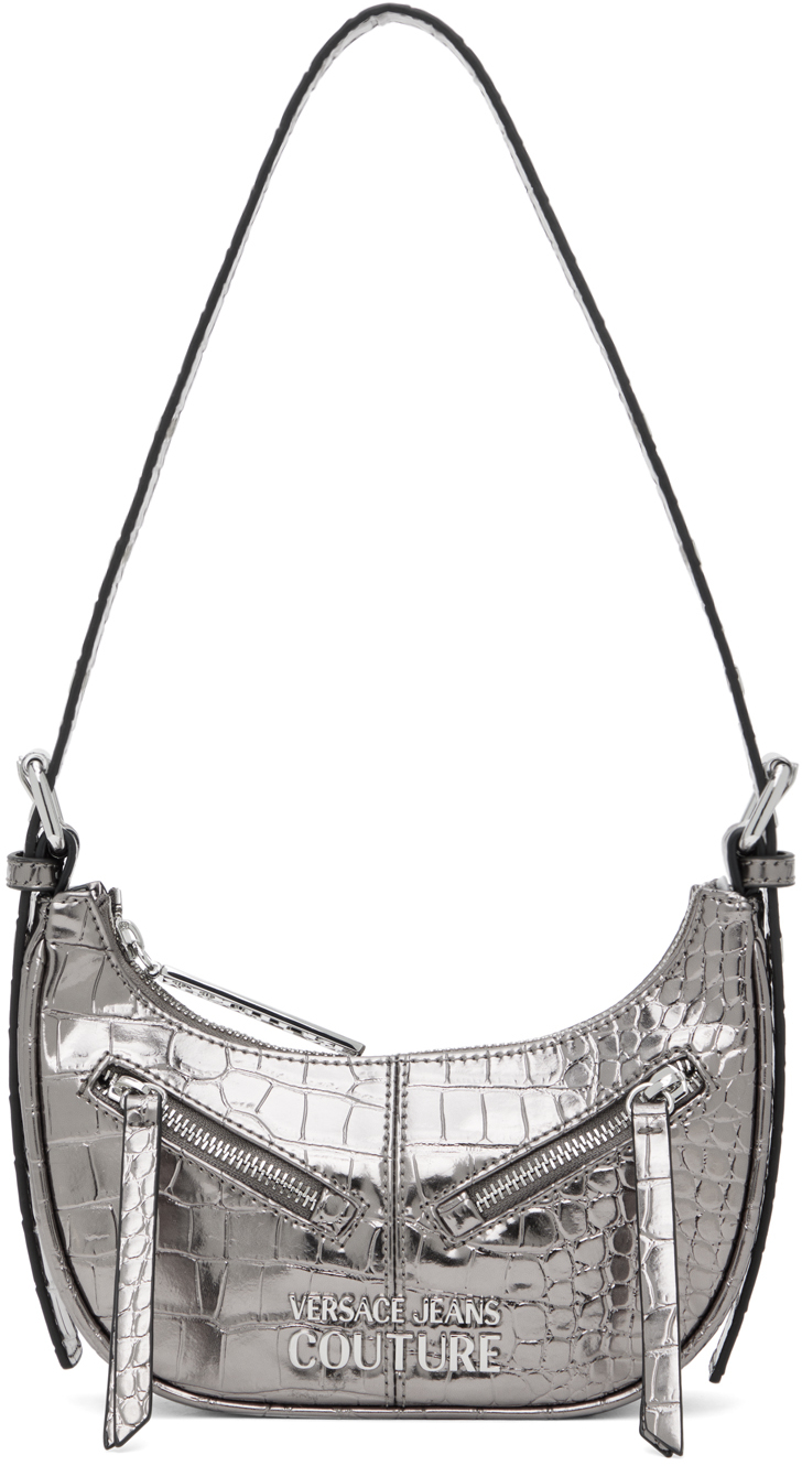 Versace Jeans Couture Range G - Zipper Bags, Sketch 03 Bags In Metallic