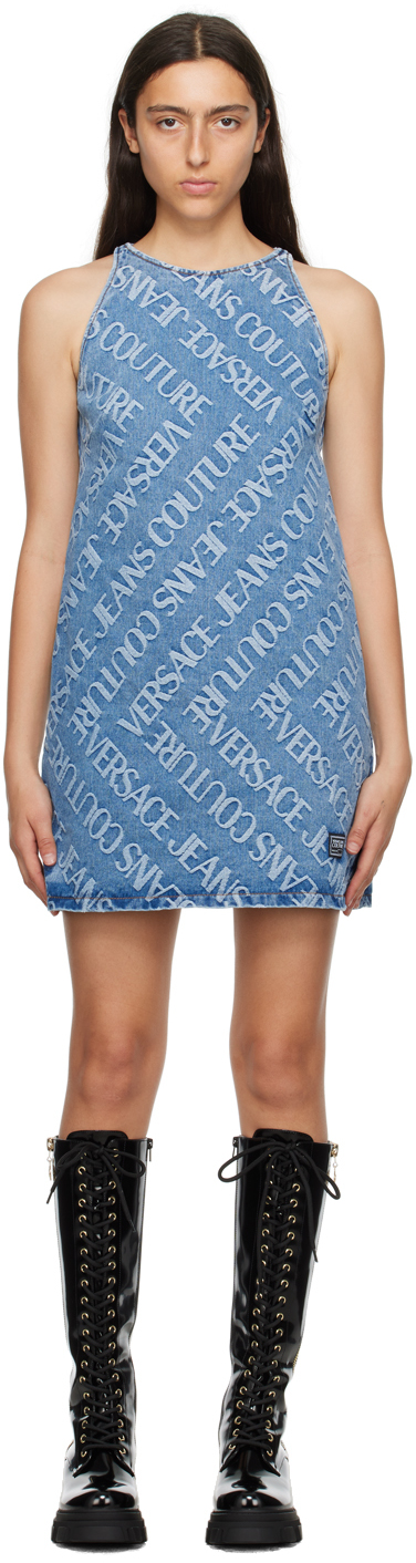 Versace Jeans Couture Womens Printed Short Party Mini Dress BHFO 4955