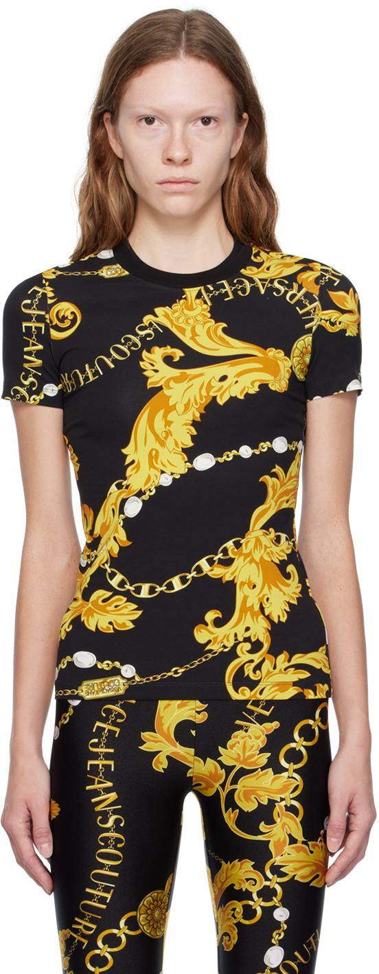 Black Chain Couture T-Shirt
