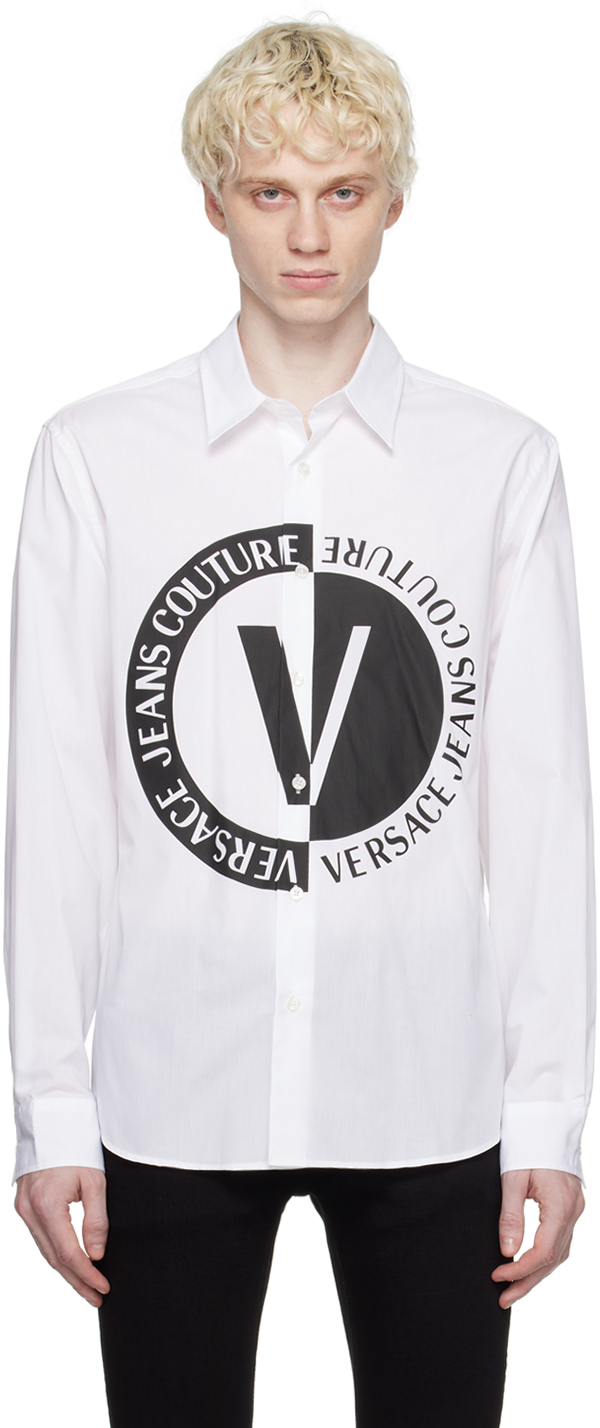 Chemise blanche versace hot sale