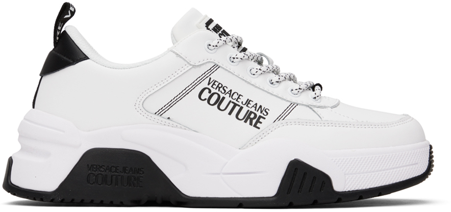VERSACE JEANS COUTURE WHITE STARGAZE SNEAKERS