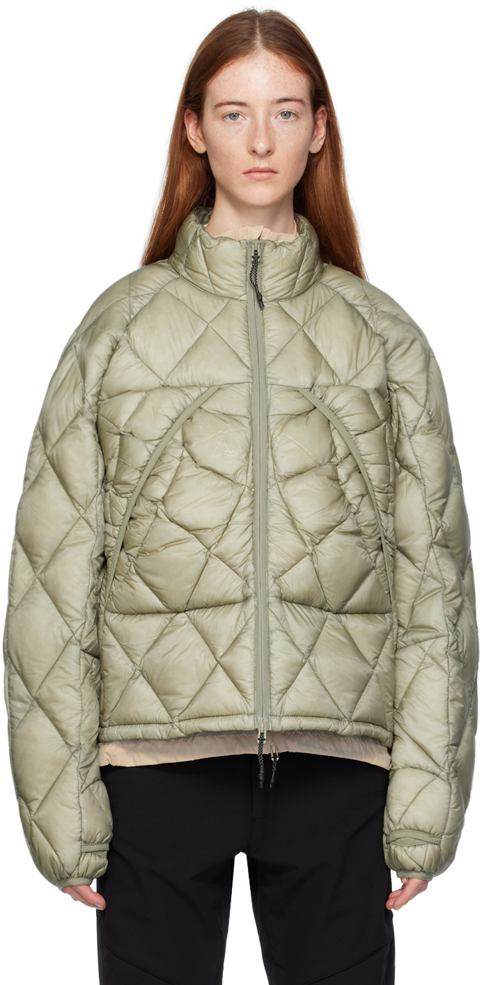ROA Green Diamond-Quilted Down Vest - ShopStyle