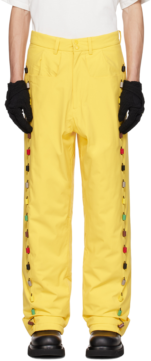 Yellow Beaded Trousers