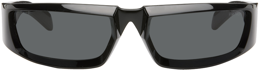 Prada Black Runway Sunglasses In 1ab5s0 Black