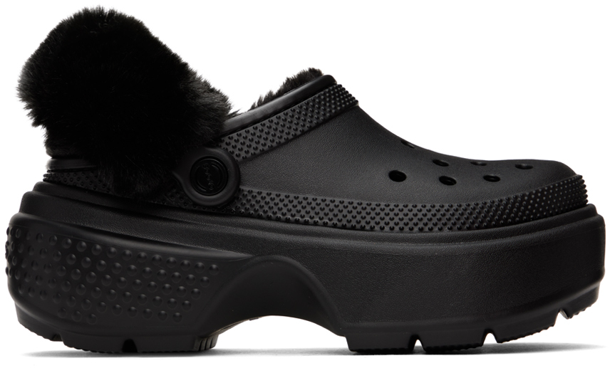 Crocs Black Stomp Clogs