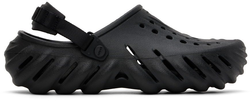 Crocs: Black Echo Clogs | SSENSE