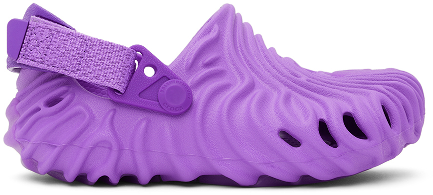 Kids on sale purple crocs