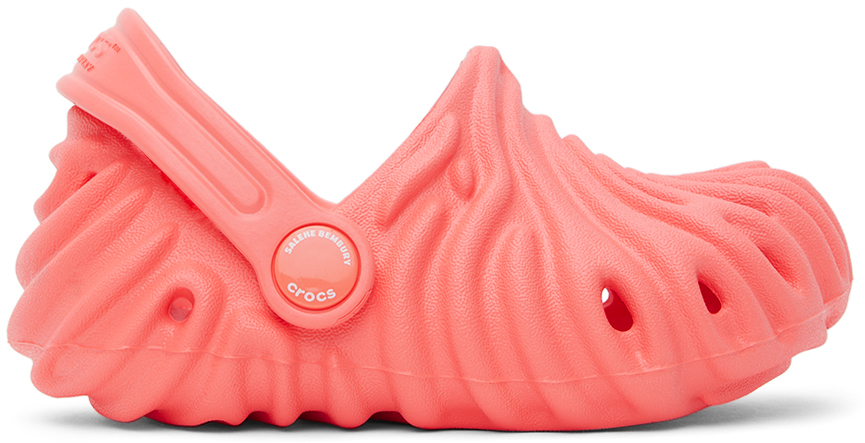 Baby Pink Salehe Bembury Edition Pollex Clogs by Crocs on Sale