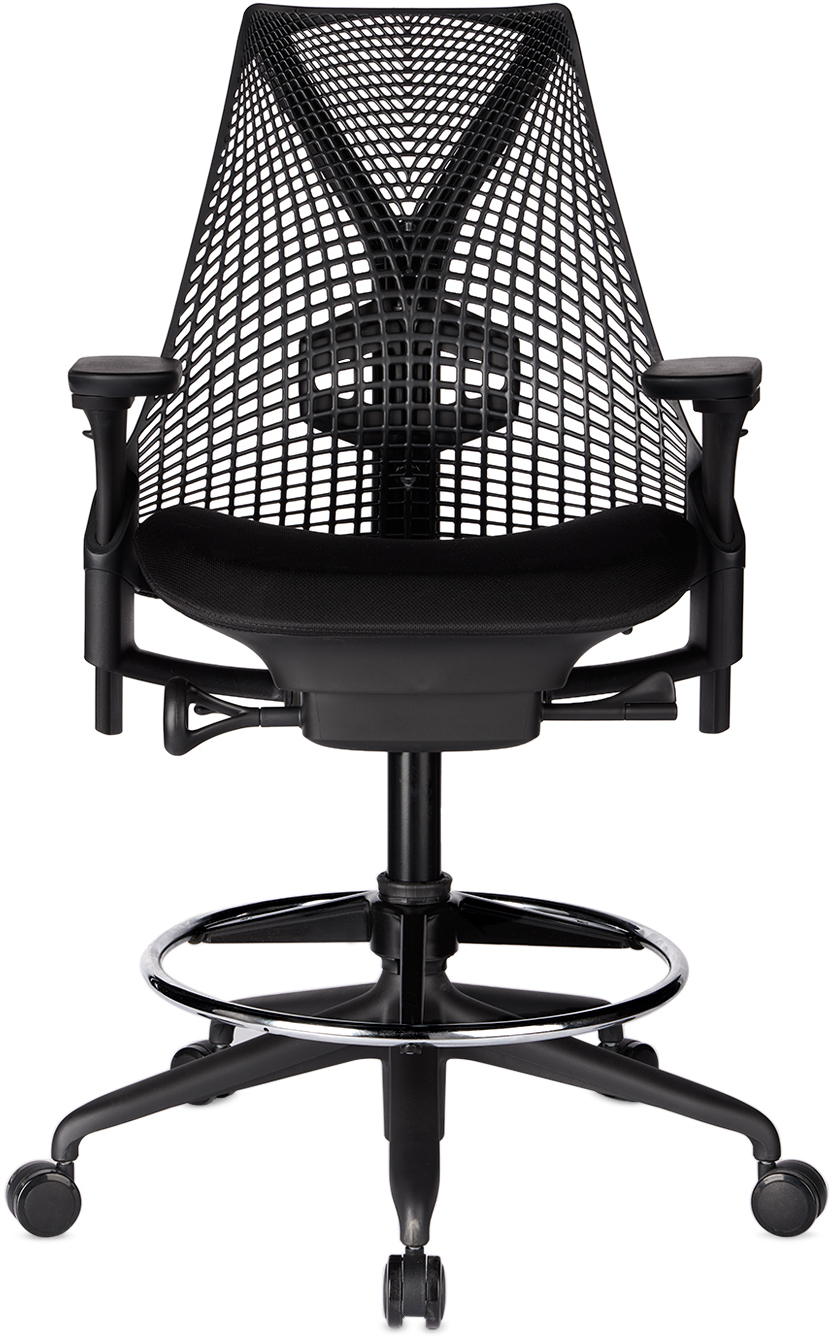 Herman Miller Black Sayl Stool Chair