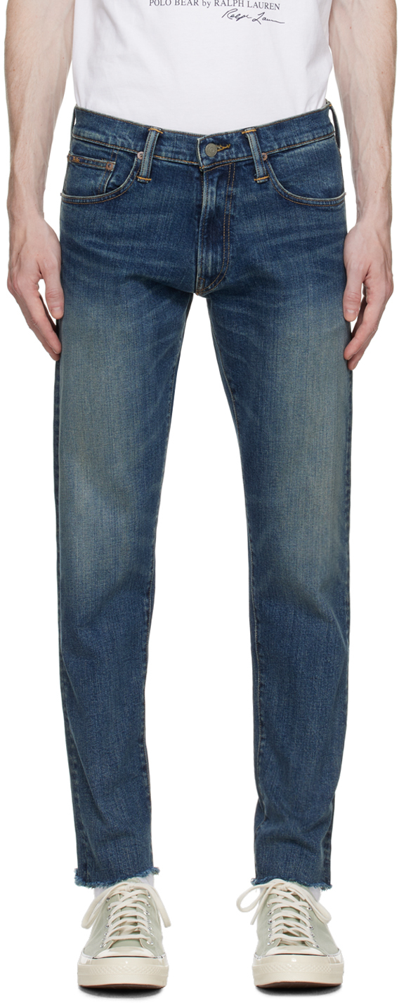 Polo Ralph Lauren: Blue Faded Jeans | SSENSE