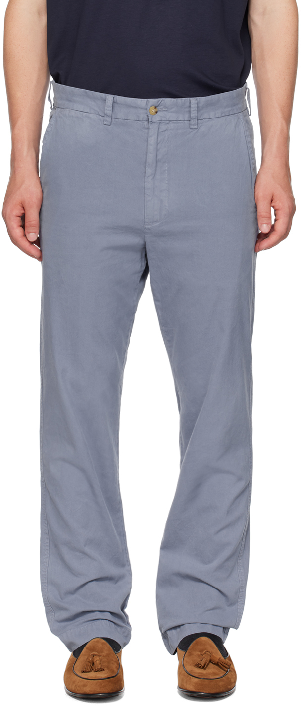 Polo Ralph Lauren: Blue Salinger Trousers | SSENSE