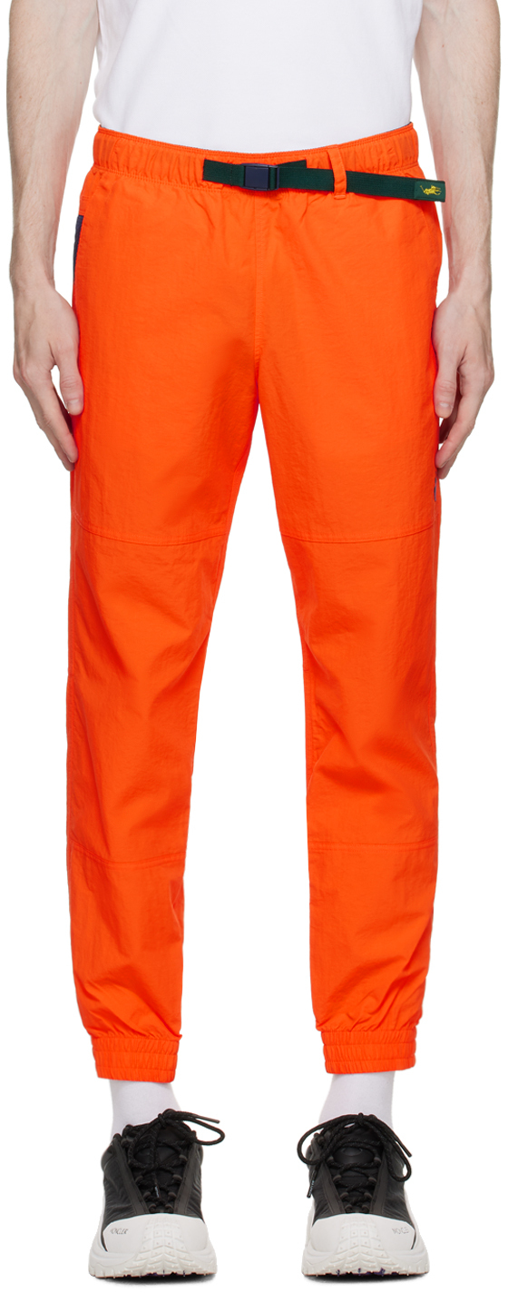 8 By YOOX ORGANIC COTTON TRACK PANTS | Orange Men's Casual Pants | YOOX