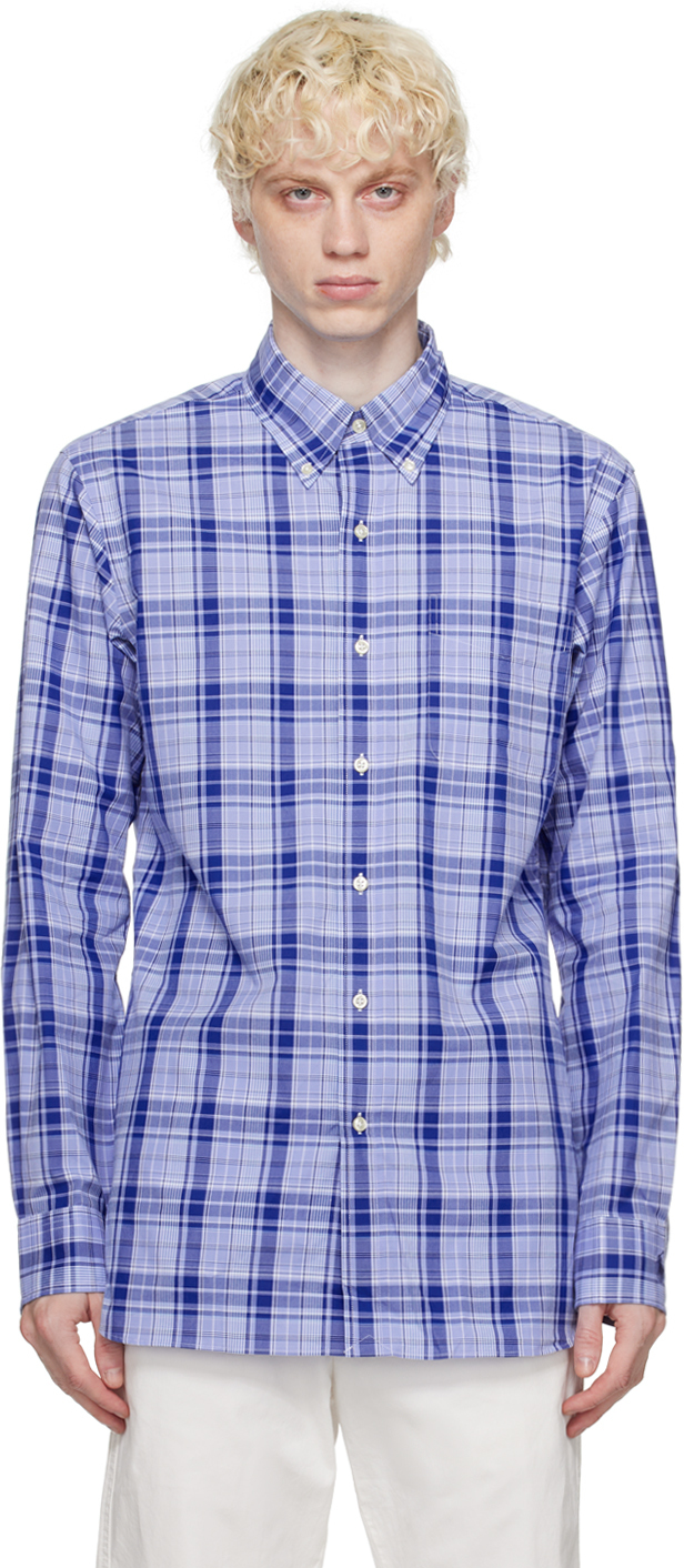 Polo Ralph Lauren Blue Classic Fit Shirt In 6108 Blue Multi