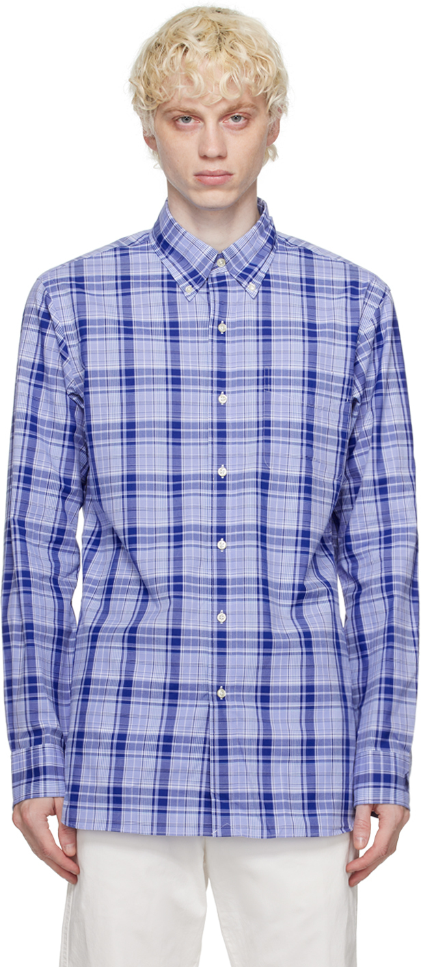 Blue Classic Fit Shirt by Polo Ralph Lauren on Sale