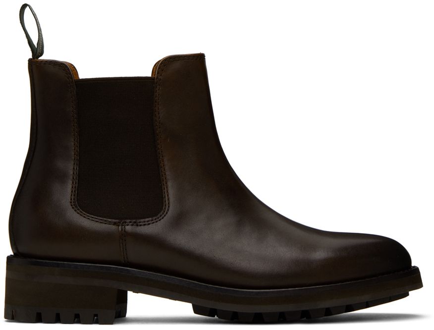Polo Ralph Lauren Brown Bryson Chelsea Boots In Polo Brown