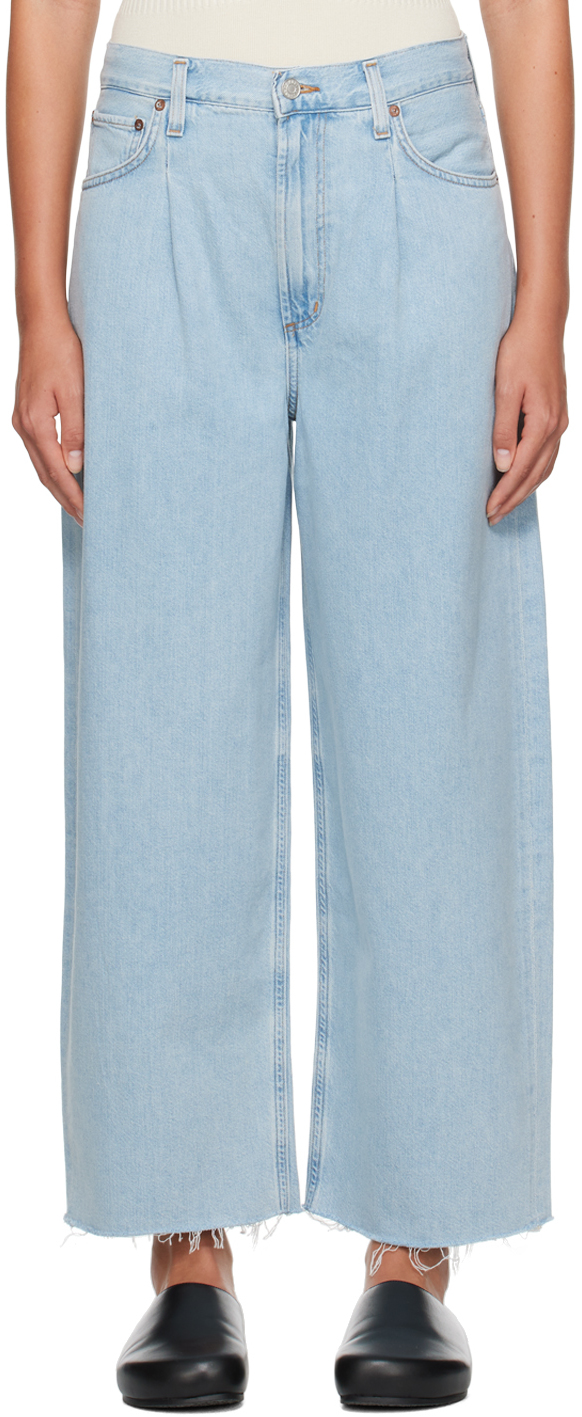 Blue Dagna Jeans by AGOLDE on Sale