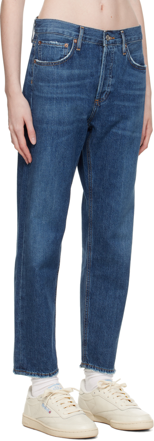 Agolde Indigo Parker Jeans In Surreal