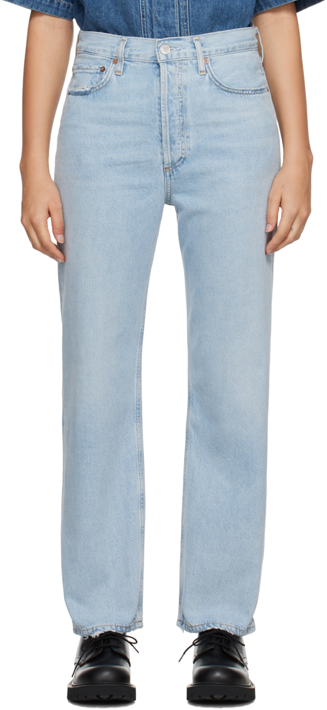 Blue 90 s Jeans by AGOLDE on Sale