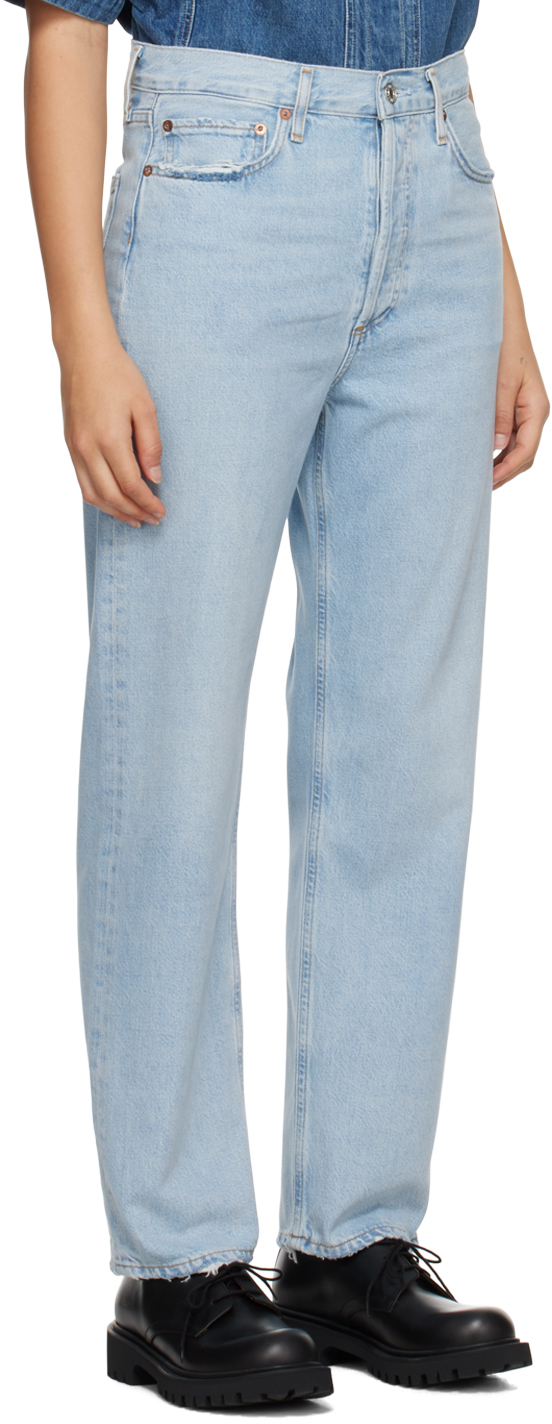 Shop Agolde Blue 90's Jeans In Reputation