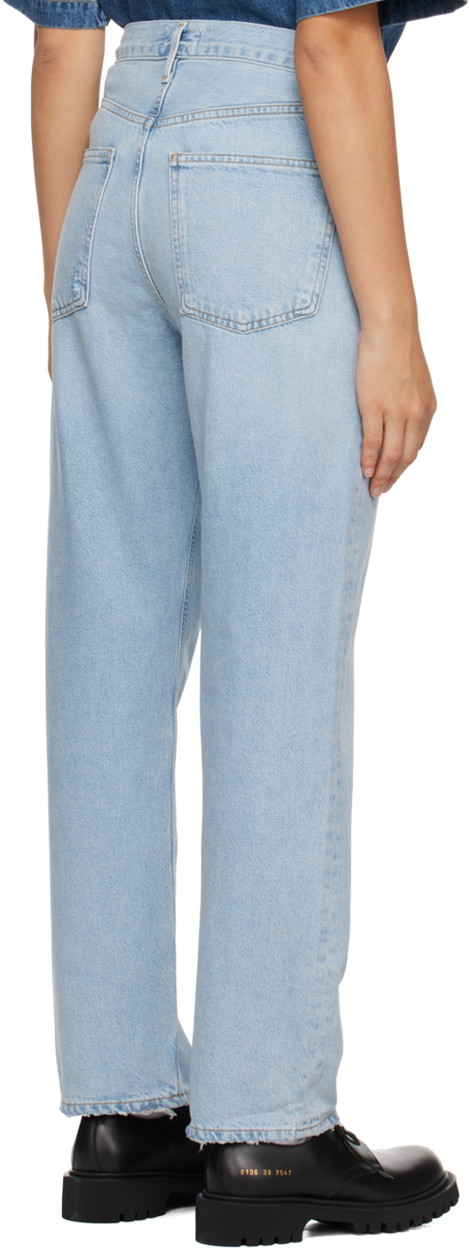 Shop Agolde Blue 90's Jeans In Reputation