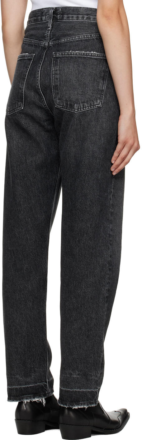 Agolde Gray 90's Jeans In Black