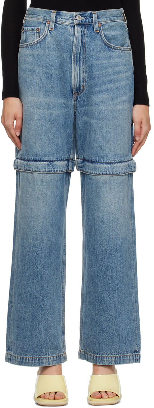 【関税込み】AGOLDE ブルー Risha ジーンズ Blue Risha Jeans by AGOLDE on Sale