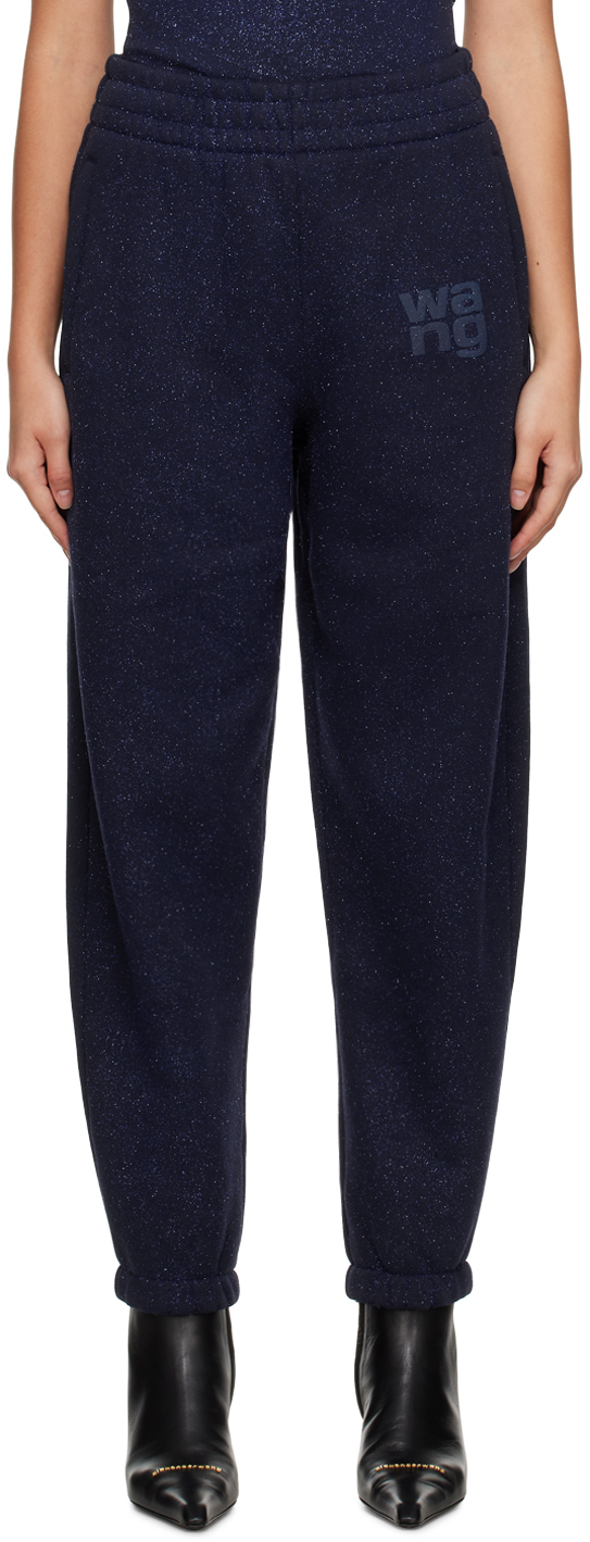 alexanderwang.t Navy Glittered Lounge Pants