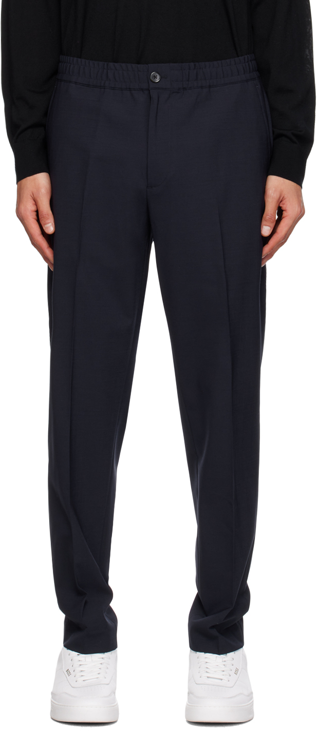 Theory Navy Larin Trousers