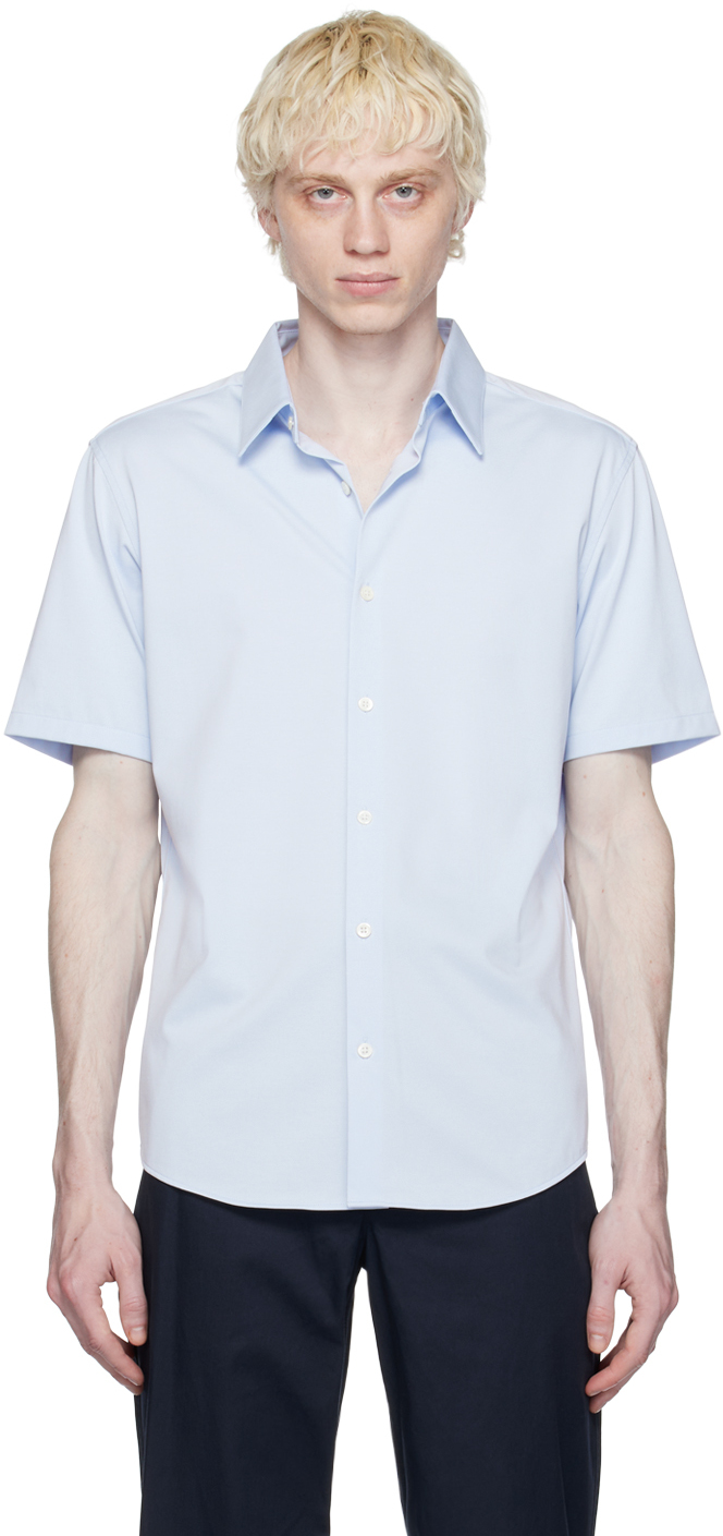 Theory Blue Irving Shirt In Olympic