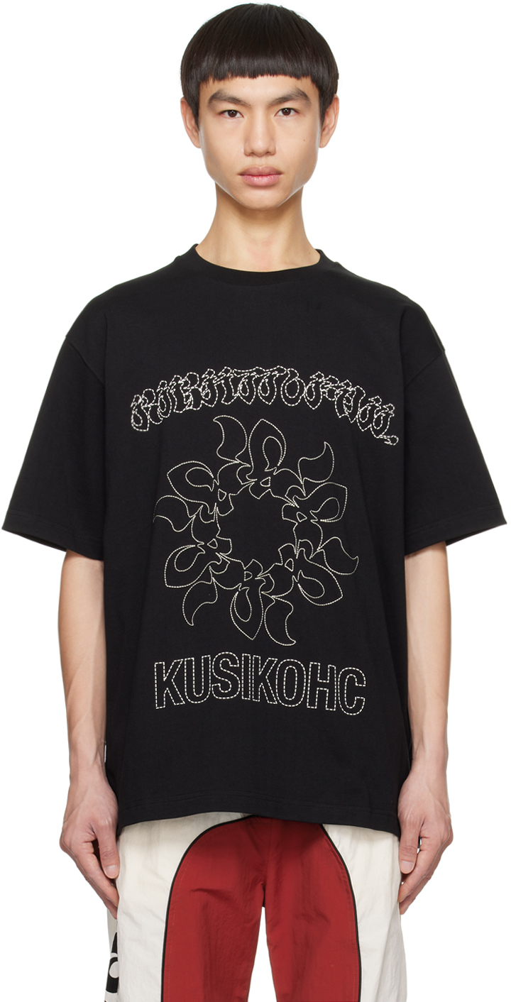 Kusikohc Black T-shirtsトップス