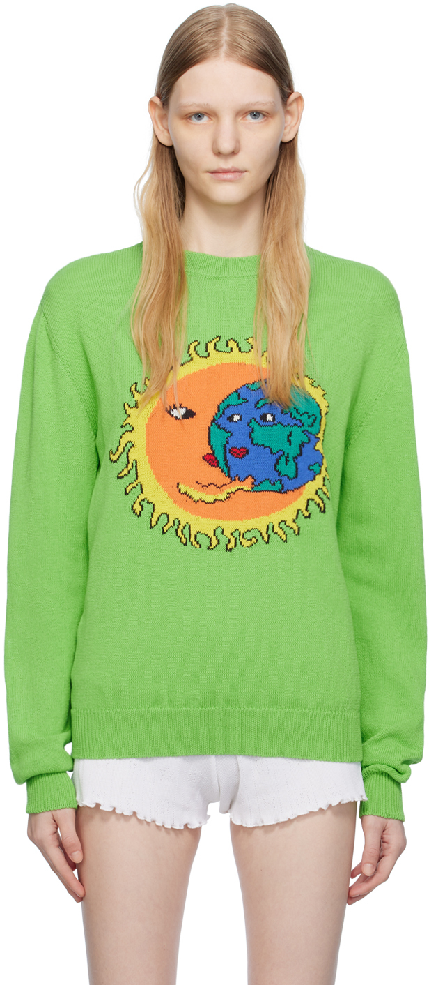 Green Character Sweater